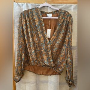 Beautiful Heartloom Silk material blouse.